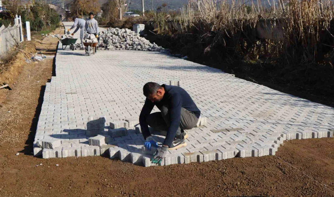 NAZİLLİ BELEDİYESİ ARSLANLI'DA YOL ÇALIŞMALARINI TAMAMLADI