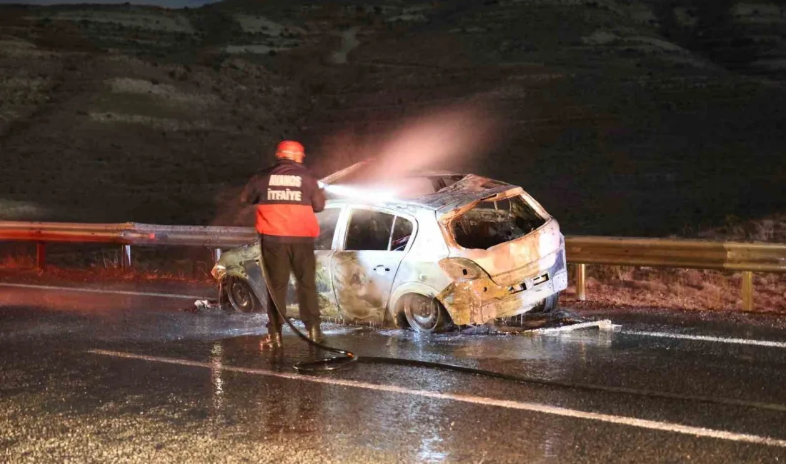 Nevşehir’de otomobil ile çarpışan motosiklet, otomobilin altına girdi. 2 aracın