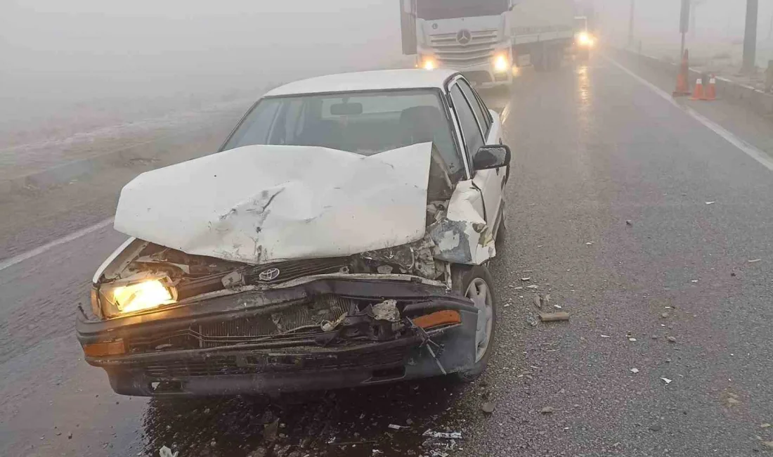 Konya’nın Karapınar ilçesinde otomobilin kamyonete arkadan çarpması sonucu 1 kişi