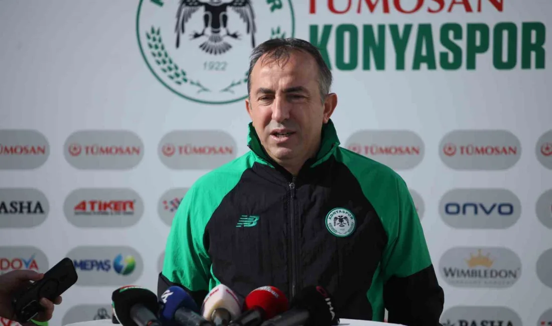 Konyaspor Teknik Direktörü Recep Uçar, Trendyol Süper Lig’in 20. haftasında