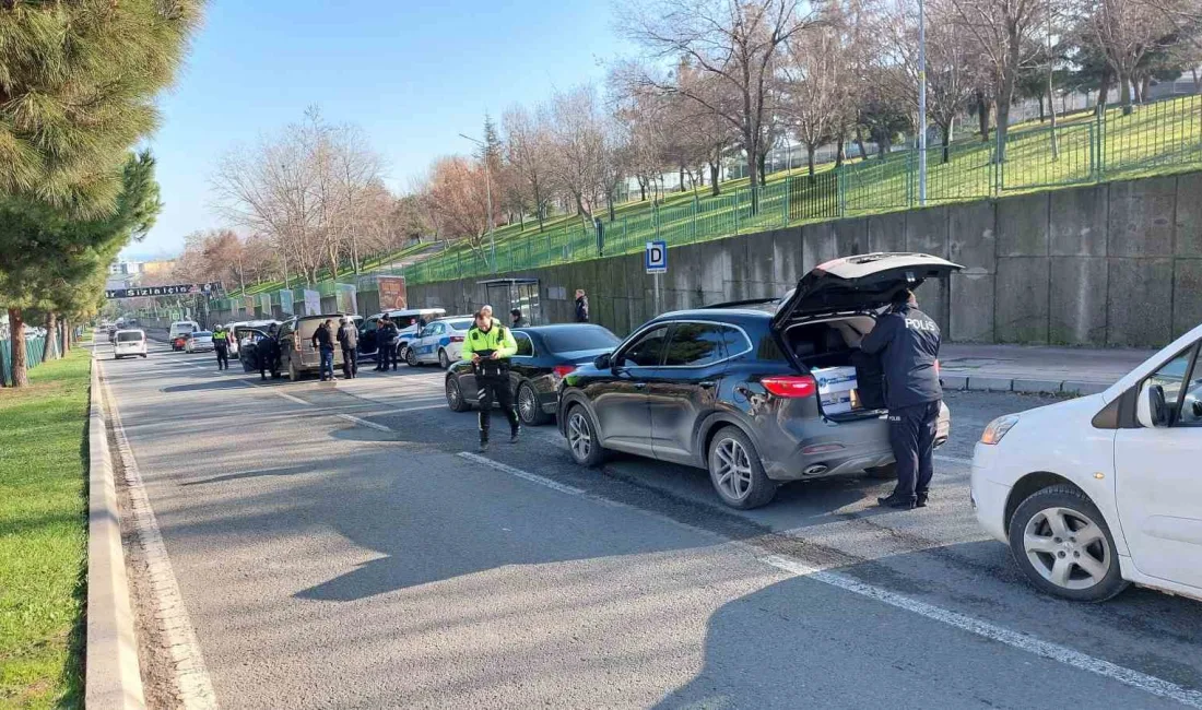 SAMSUN'DA POLİS TARAFINDAN ASAYİŞ UYGULAMASI DÜZENLENDİ.