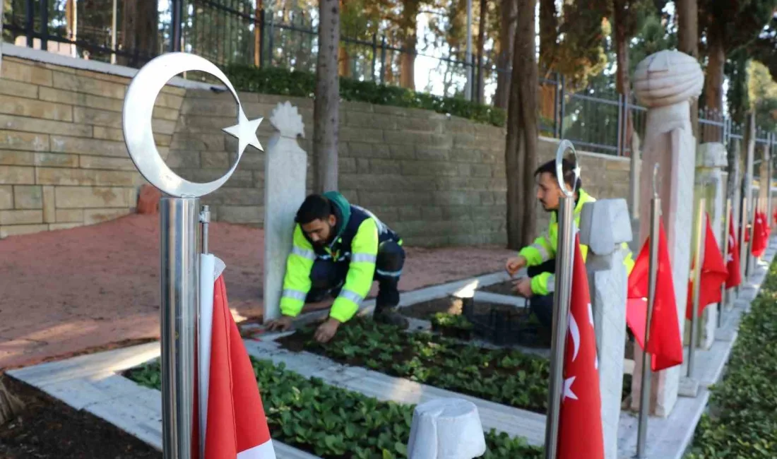 İzmit Bağçeşme Mezarlığı’nda bulunan Namazgah Şehitliği’nin bakım ve temizliği yapılarak