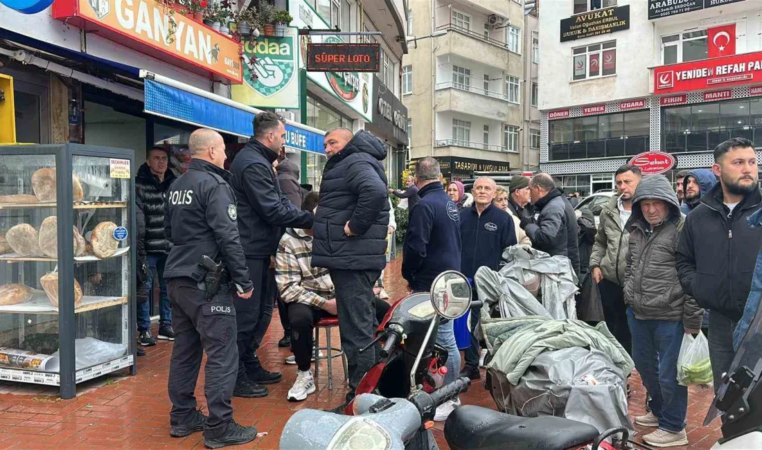 Sinop’ta iki kişi arasında çıkan kavgada şahıslardan biri diğerinin yüz