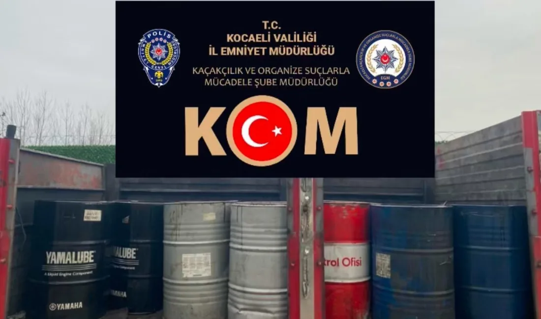 TEM Otoyolu’nun Kocaeli geçişinde durdurulan bir araçta 2 ton 550