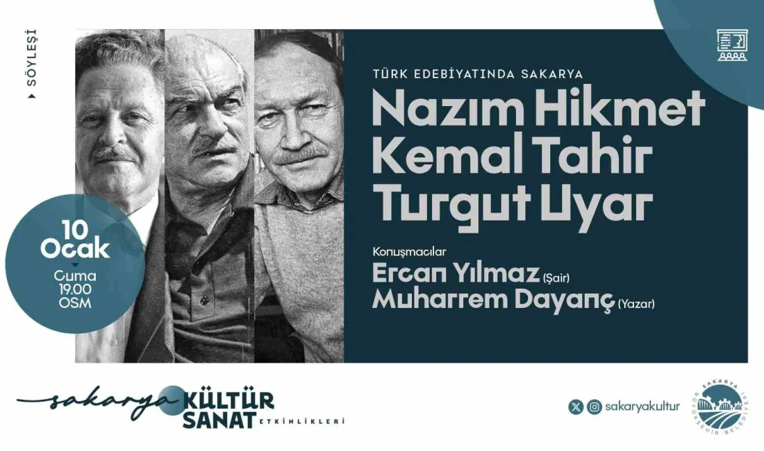 Sakarya Büyükşehir Belediyesi Ocak Kültür Sanat Etkinlikleri çerçevesinde 10 Ocak