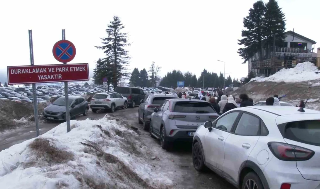 Türkiye’nin en önemli kış turizm merkezlerinden biri olan Uludağ’da otopark