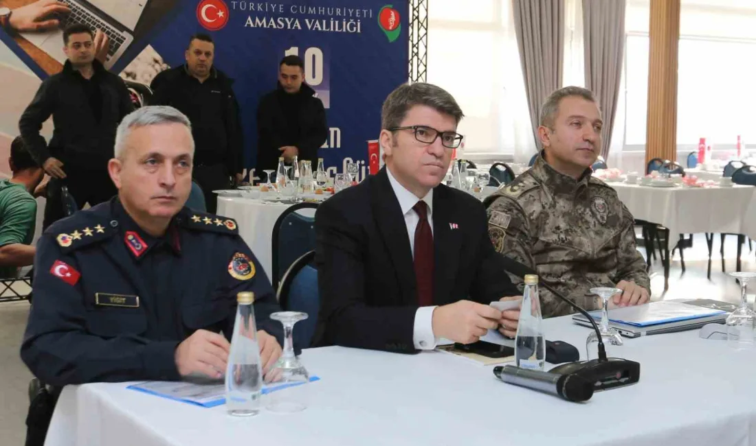 Amasya Valisi Önder Bakan, 2024 yılında il genelinde alkollü araç